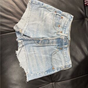 Levi's 501 Light Wash Denim Jean Shorts